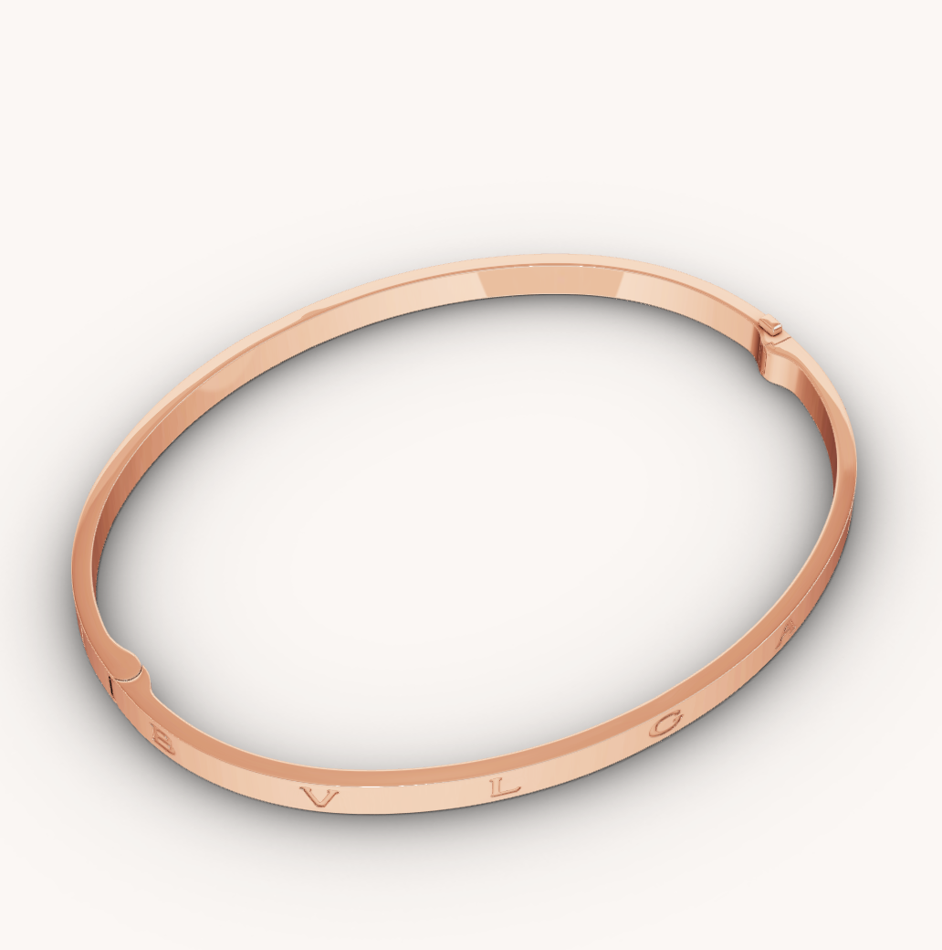 Bvlgari Zero 1 Pink Gold Bracelet