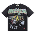 MAJESTIK Bulldog Football Rhinestone Cropped T-Shirt — hero