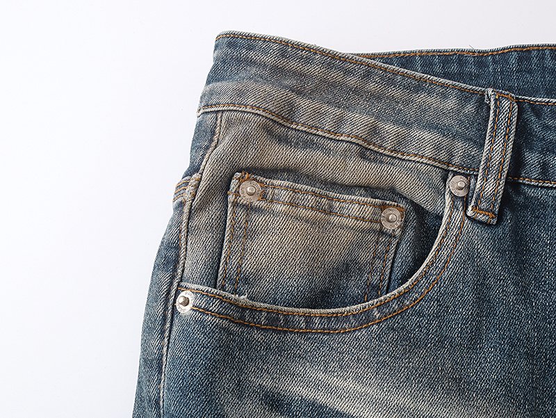 Purple Brand Distressed Flare Jeans — detail