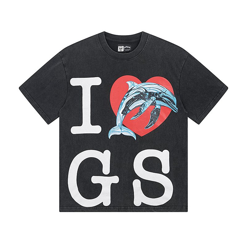 Godspeed Black Washed GS Graphic Short-Sleeve T-Shirt — hero