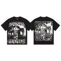 SAINT Black Rhinestone Graphic T-Shirt — hero