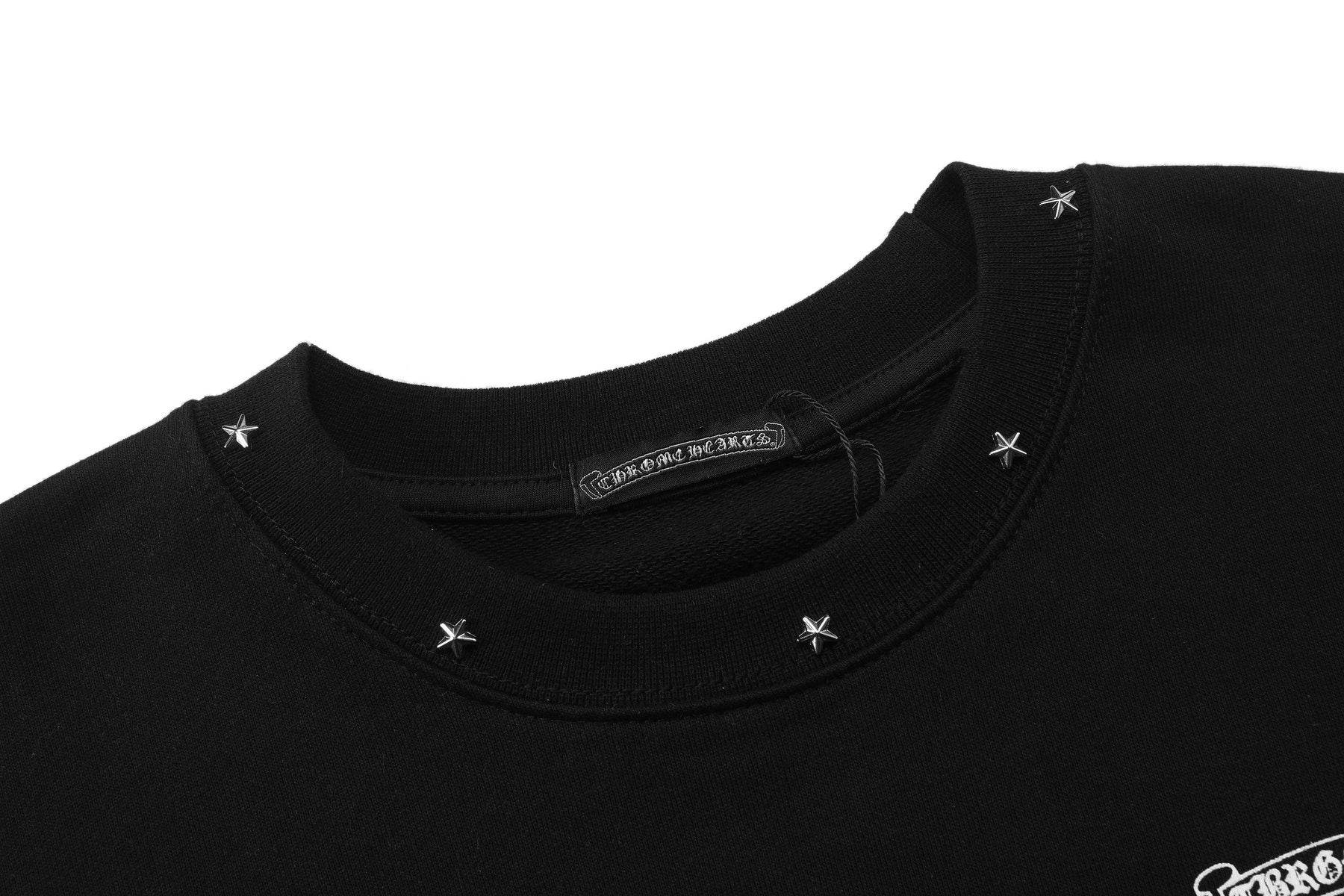 Chrome Hearts Gothic Motif Crewneck Sweatshirt — detail