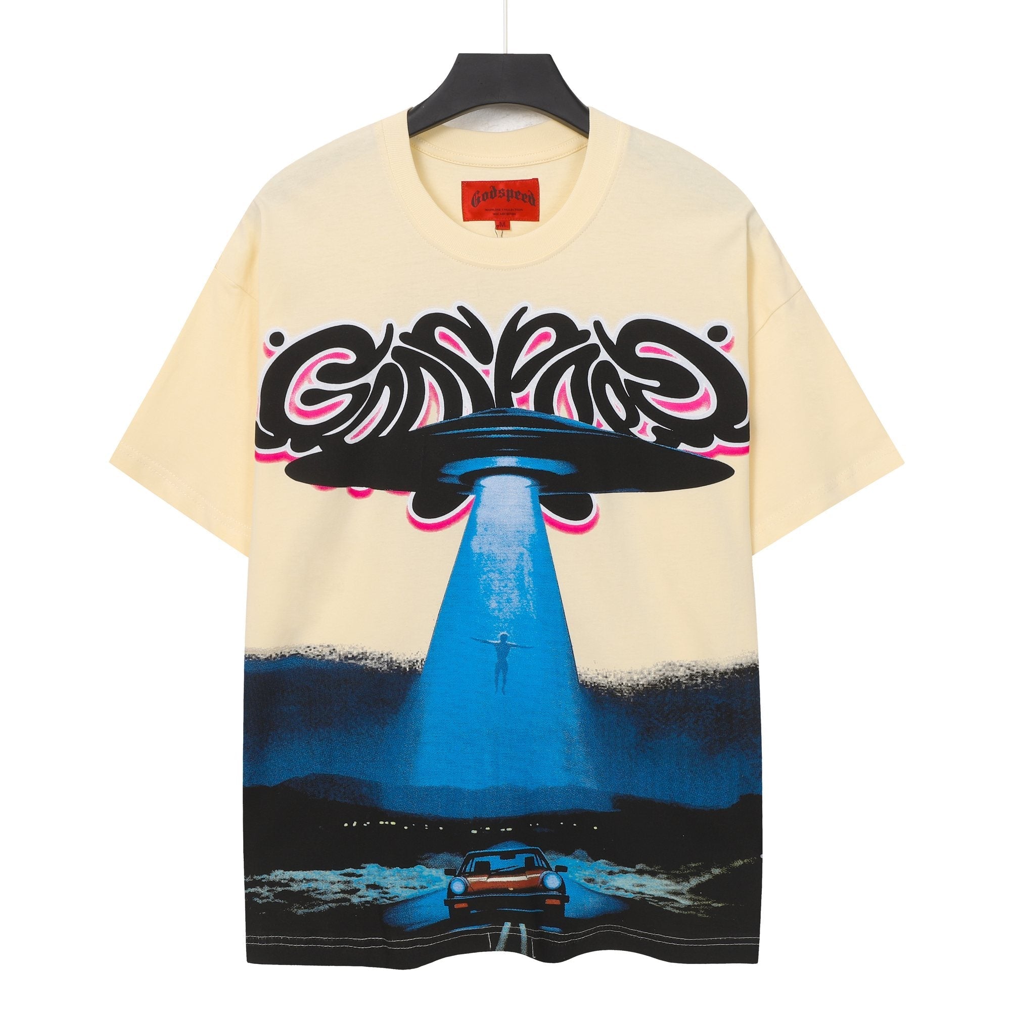 Godspeed UFO Car Graphic Short-Sleeve T-Shirt — hero